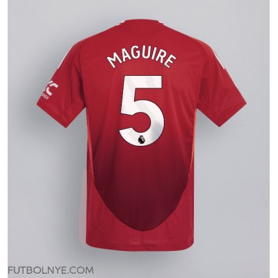 Camiseta Manchester United Harry Maguire #5 Primera Equipación 2024-25 manga corta Camiseta Manchester United Harry Maguire #5 Primera Equipación 2024-25 manga corta